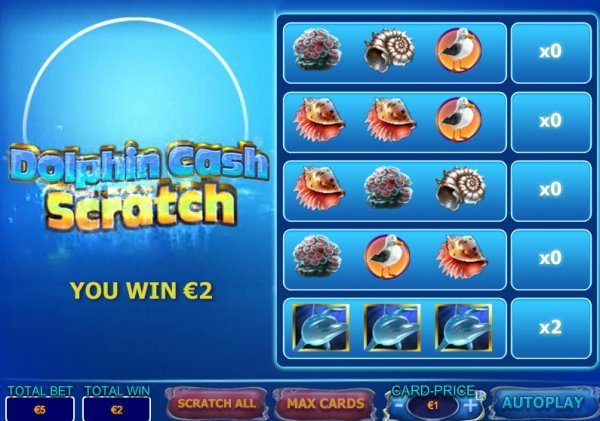 Dolphin Cash Scratch