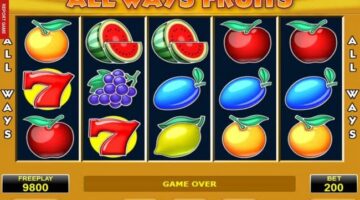 Always Fruits slot Amatic Amanet