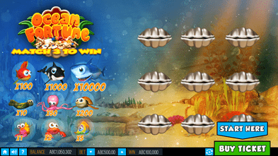 Ocean Fortune online scratch game