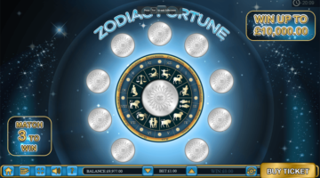 Zodiac Fortune scratch cards