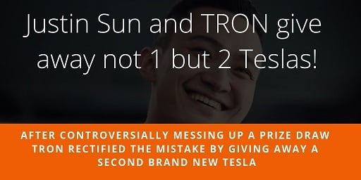 Justin-Sun-and-TRON-give-away-not-1-but-2-Teslas