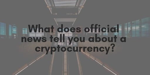 What-does-official-news-tell-you-about-a-cryptocurrency